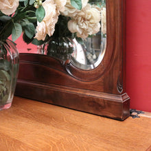 Load image into Gallery viewer, x SOLD Antique French Oak and Bevelled Edge Wall Mirror, Mantel Mirror, Dressing Mirror. B11837