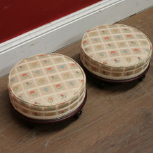 Load image into Gallery viewer, x SOLD A Pair of Antique Australian Cedar and Fabric Footstools, Prayer Kneelers. B11787