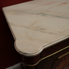 Load image into Gallery viewer, x SOLD French Louis XIV Style Pier Cabinet, Hall Cabinet, Marble Top Bookcase China Cabinet. B11868