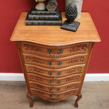 Load image into Gallery viewer, x SOLD Vintage French Six-Drawer Lingerie Chest, Chest of Drawers, 6 Drawer Chest. B11560