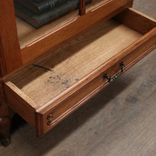 Load image into Gallery viewer, x SOLD Antique French Oak China Cabinet, Single Door Display Cupboard, Glass Shelves. B11551
