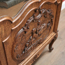 Load image into Gallery viewer, x SOLD Antique French Oak and Glass Single Door China Cabinet, Display Cupboard or Bookcase. B11898