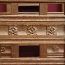 Load image into Gallery viewer, x SOLD Set of Six Antique Dining Chairs or Kitchen Chairs, Carved Gothic Detail. B11512