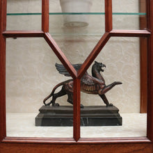 Load image into Gallery viewer, x SOLD Antique French Rosewood China Cabinet or Two door Bookcase, Glass Shelves B11530