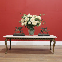 Load image into Gallery viewer, x SOLD 1960s Vintage Italian Marble and Brass Coffee Table, Rectangular in Shape. B11373