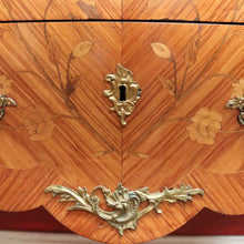 Load image into Gallery viewer, x SOLD Antique French Chest of Drawers or Hall Cabinet with a Marble Top and Brass Handles. B11975