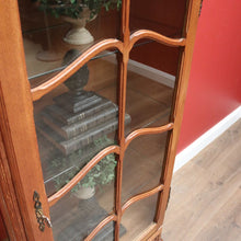 Load image into Gallery viewer, x SOLD Antique French Oak China Cabinet, Single Door Display Cupboard, Glass Shelves. B11551