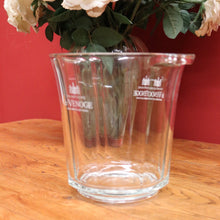 Load image into Gallery viewer, x SOLD French Glass Champagne Bucket, Champagne De Venoge, Depuis 1837, signed France to the base. B11922