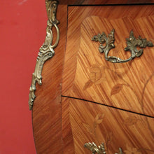 Load image into Gallery viewer, x SOLD Antique French Chest of Drawers or Hall Cabinet with a Marble Top and Brass Handles. B11975