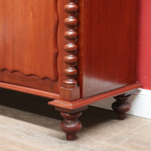 Load image into Gallery viewer, Antique Australian Cedar Single-Drawer Sideboard Chiffonier, or Hall Cabinet. B11792