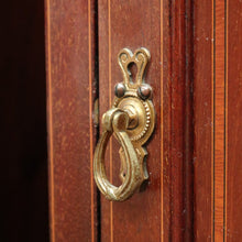 Load image into Gallery viewer, x SOLD Antique French Mahogany Bedside Cabinets or Side Table, Lamp or Hall Cupboards. B11895