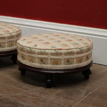 Load image into Gallery viewer, x SOLD A Pair of Antique Australian Cedar and Fabric Footstools, Prayer Kneelers. B11787