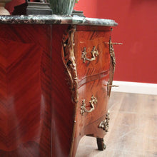 Load image into Gallery viewer, x SOLD Antique French Mahogany and Marble Top Chest of Drawers, Hall Cabinet, Chest. B11331