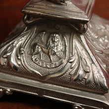 Load image into Gallery viewer, x SOLD Antique French Crucifix, Silver Plate Home Worship Christ on Cross, Jesus Figural. Religion. B11532