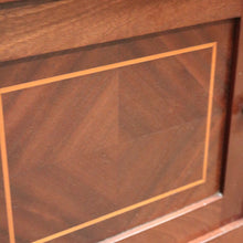 Load image into Gallery viewer, x SOLD Pair of Antique French Mahogany Bedside Cabinets or Lamp Tables with Marble Tops B11574