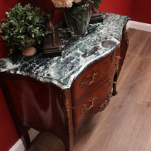 Load image into Gallery viewer, x SOLD Antique French Mahogany and Marble Top Chest of Drawers, Hall Cabinet, Chest. B11331
