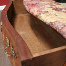 Load image into Gallery viewer, x SOLD Antique French Chest of Drawers or Hall Cabinet with a Marble Top and Brass Handles. B11975