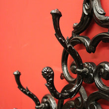 Load image into Gallery viewer, x SOLD Antique French Cast Iron Umbrella Stand, Coat Rack, Hat Hooks. B11531
