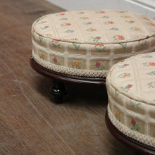 Load image into Gallery viewer, x SOLD A Pair of Antique Australian Cedar and Fabric Footstools, Prayer Kneelers. B11787