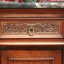 Load image into Gallery viewer, x SOLD Antique French Hall or Side Cabinet, Walnut, Burr Walnut and Marble Lamp Table. B11695