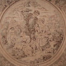 Load image into Gallery viewer, Antique French Aubusson Hand-made Tapestry in the Original Oak Frame. B11343