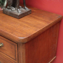 Load image into Gallery viewer, x SOLD Antique French Two Drawer Hall Table, Side or Lamp Table with Music Lyre Pedestal. B11499