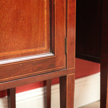Load image into Gallery viewer, x SOLD Antique French Mahogany Bedside Cabinets or Side Table, Lamp or Hall Cupboards. B11895