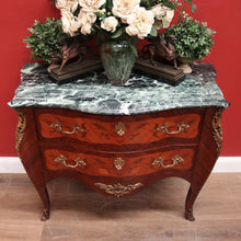 Load image into Gallery viewer, x SOLD Antique French Mahogany and Marble Top Chest of Drawers, Hall Cabinet, Chest. B11331