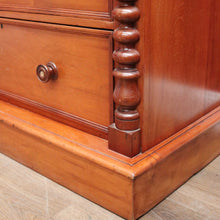 Load image into Gallery viewer, x SOLD Antique Australian Cedar Chest of Drawers, Full Cedar, Mother of Pearl to the Handles. B11907