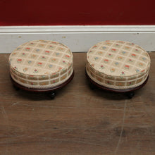 Load image into Gallery viewer, x SOLD A Pair of Antique Australian Cedar and Fabric Footstools, Prayer Kneelers. B11787