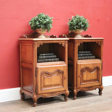 Load image into Gallery viewer, x SOLD Pair of Antique French Bedside Cabinets, Bedside Table or Lamp Tables, Side Tables. B11388