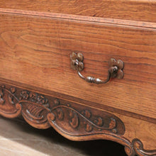 Load image into Gallery viewer, x SOLD Antique French Oak Single Drawer Blanket Box or Storage Chest with a Drawer. B12049