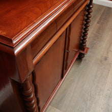 Load image into Gallery viewer, Antique Australian Cedar Single-Drawer Sideboard Chiffonier, or Hall Cabinet. B11792