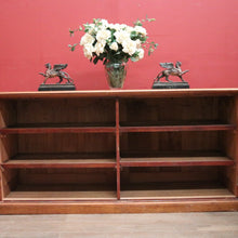 Load image into Gallery viewer, x SOLD Antique American Mahogany Shop Counter, Clerk's Cabinet now a TV Unit or Sideboard. B11791