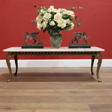 Load image into Gallery viewer, x SOLD 1960s Vintage Italian Marble and Brass Coffee Table, Rectangular in Shape. B11373