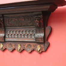 Load image into Gallery viewer, x SOLD Antique French Oak Coat Rack, Seven Hook, Carved Lion's Head Coat Rack. B11327