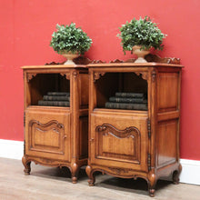 Load image into Gallery viewer, x SOLD Pair of Antique French Bedside Cabinets, Bedside Table or Lamp Tables, Side Tables. B11388