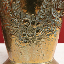 Load image into Gallery viewer, x SOLD Vintage French Brass Umbrella Holder or Kindling, Firewood Holder B11437