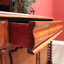 Load image into Gallery viewer, Antique Australian Cedar Single-Drawer Sideboard Chiffonier, or Hall Cabinet. B11792