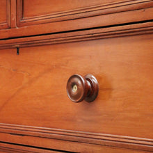 Load image into Gallery viewer, x SOLD Antique Australian Cedar Chest of Drawers, Full Cedar, Mother of Pearl to the Handles. B11907