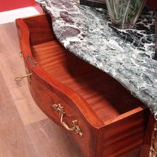 Load image into Gallery viewer, x SOLD Antique French Mahogany and Marble Top Chest of Drawers, Hall Cabinet, Chest. B11331