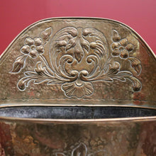 Load image into Gallery viewer, x SOLD Vintage French Brass Umbrella Holder or Kindling, Firewood Holder B11437