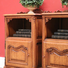 Load image into Gallery viewer, x SOLD Pair of Antique French Bedside Cabinets, Bedside Table or Lamp Tables, Side Tables. B11388