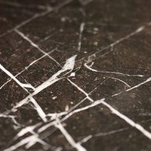 Load image into Gallery viewer, x SOLD An Oval Vintage French Hand-painted Oval Coffee Table with Black Marble Top. B11704