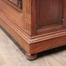 Load image into Gallery viewer, x SOLD Antique French Hall Cabinet or Drinks Cabinet, Cocktail Cupboard. Drawer and key. 11482