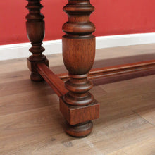 Load image into Gallery viewer, x SOLD Antique French Dining Table with Two Extension Leaves and Stretcher Base. B11818