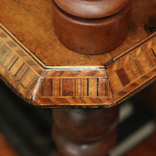Load image into Gallery viewer, Antique English Walnut What Not, Three Tier Plant Stand or Display Shelf. B11937