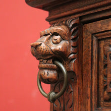 Load image into Gallery viewer, x SOLD Antique French Hall Cabinet or Drinks Cabinet, Cocktail Cupboard. Drawer and key. 11482