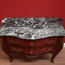 Load image into Gallery viewer, x SOLD Antique French Mahogany and Marble Top Chest of Drawers, Hall Cabinet, Chest. B11331