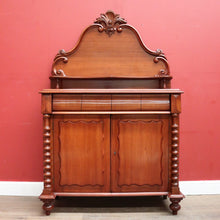 Load image into Gallery viewer, Antique Australian Cedar Single-Drawer Sideboard Chiffonier, or Hall Cabinet. B11792